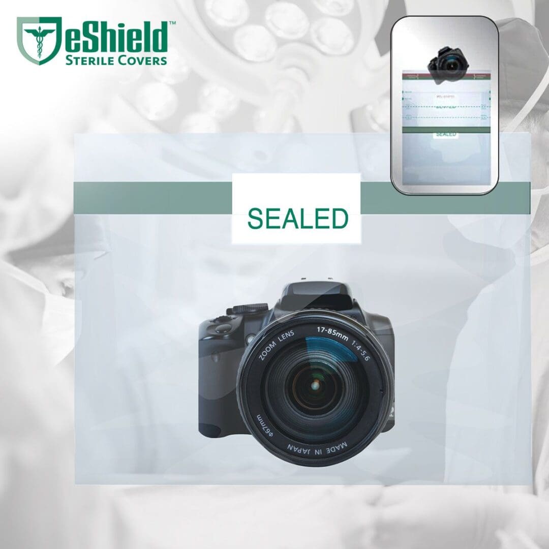 A camera is seen in this picture with the caption " sealed ".